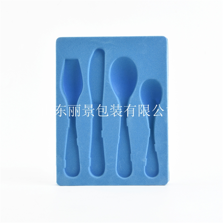 <b>儿童餐具吸塑托（蓝色）</b>